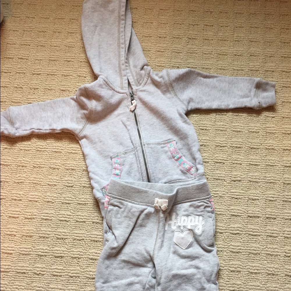 Carter's hoodie sweatshirt and pants set